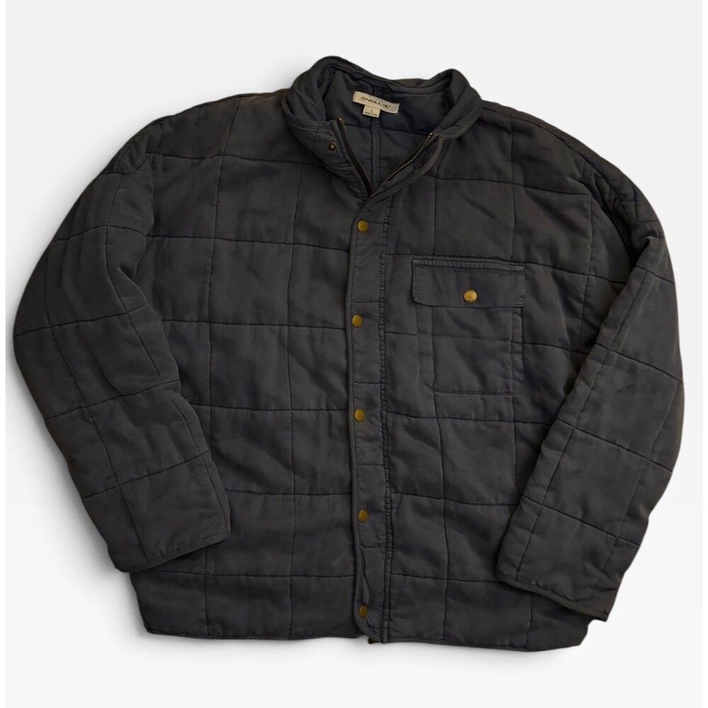 O'Neill Mable Knit Quilted Jacket Black Size Large